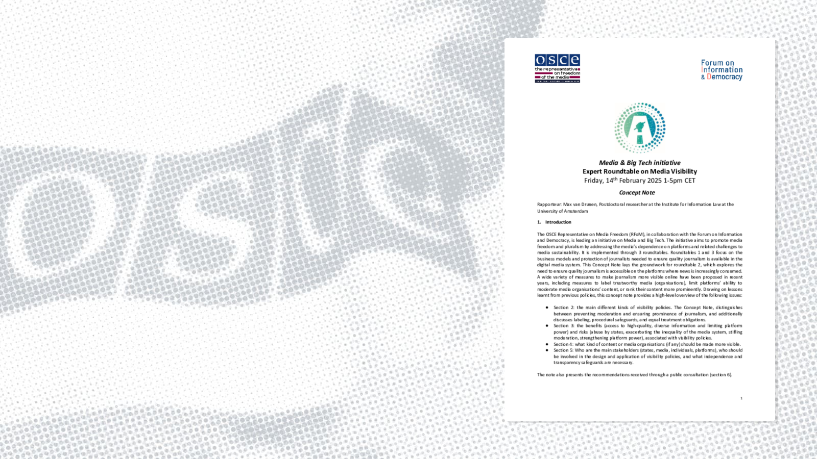 Concept Note - Media & Big Tech - 2nd RT Media Visibility