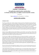 Annotated Agenda 