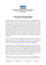 Conclusions and Recommendations