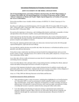 Joint Statement on the Media and Elections