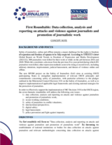 Safety of Journalist 1st Roundtable - Concept Note