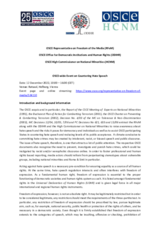 OSCE-wide Event on Countering Hate Speech - Agenda