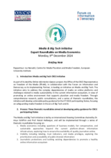 Concept Note - Media & Big Tech - 1st RT Media Viability