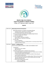 Agenda Media & Big Tech - 2nd RT Media Visibility