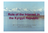 Presentation by Tattu Mambetalieva, Civil Initiative on Internet Policy