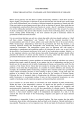 Presentation by Taras Shevchenko