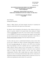 Speech by Ambassador Yusuf Buluc of Turkey