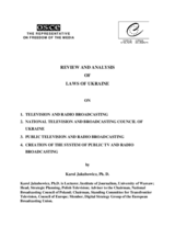 Media Laws in Ukraine