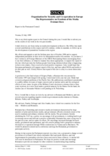 Report to the Permanent Council