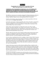 Comments and suggestions on the draft law "On introducing amendments and additions to some legislative acts of the Republic of Kazakhstan on questions of defamation in the mass media"