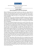 Internet Regulation in Serbia and Montenegro