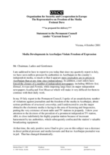 Statement at the Permanent Council