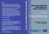 Balancing the Regulation of Hate Speech and Freedom of Expression