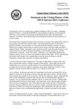 Statement by the United States of America