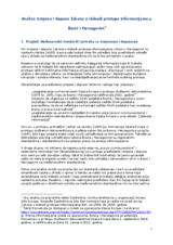 Analiza izmjena i dopuna Zakona o slobodi pristupa informacijama u Bosni i Hercegovini