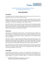 Biographies of Speakers