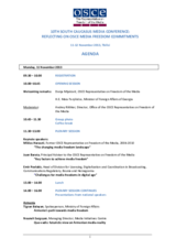 Draft Annotated Agenda 