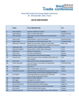 List of Participants