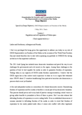 'Regulation and Self-Regulation of Media Space' by Dunja Mijatović