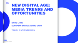 Presentation by David Lewis at the 11th OSCE South Caucasus Media Conference on Public Service Broadcasting