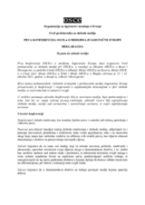 Prva Konferencija OSCE-a O Medijima Jugoistočne Evrope