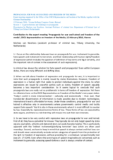 Presentation by Marloes van Noorlos