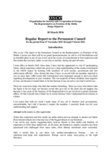 Report by the OSCE Representative on Freedom of the Media