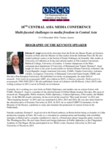 Biography for Etienne F. Augé, keynote speaker