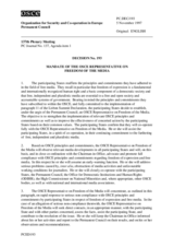 Permanent Council Decision No. 193